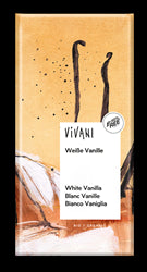 Vivani White Chocolate with Bourbon Vanilla Organic