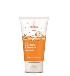 Weleda Kids 2in1 Shampoo and Body Wash Happy Orange