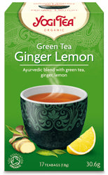 Yogi Tea Green Tea Ginger Lemon Organic 17 Bag